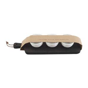 Paulownia Wine Board & Bowl Set